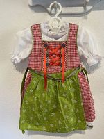 Liebevolles Dirndl-Kleid Gr. 86-92 zu verkaufen 