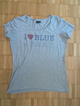 Damen T-Shirt grau Grösse 40/42 guter Zustand