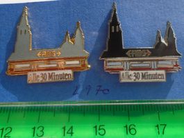 2 ver Zug Pins alle 30 Minuten Eisenbahn Pins (L970)