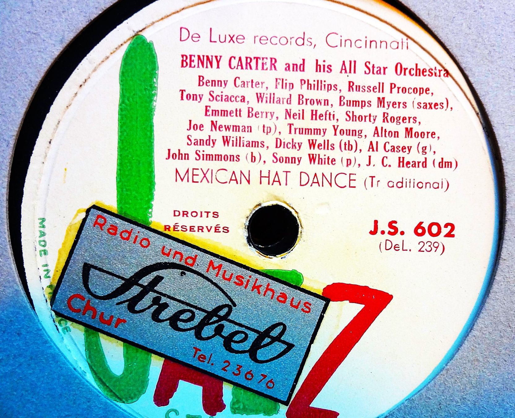 Vinyles: Benny Carter, Sammlung von 12 Jazz Schellackplatten – D'occasion à Hemishofen par Phonomandy 5