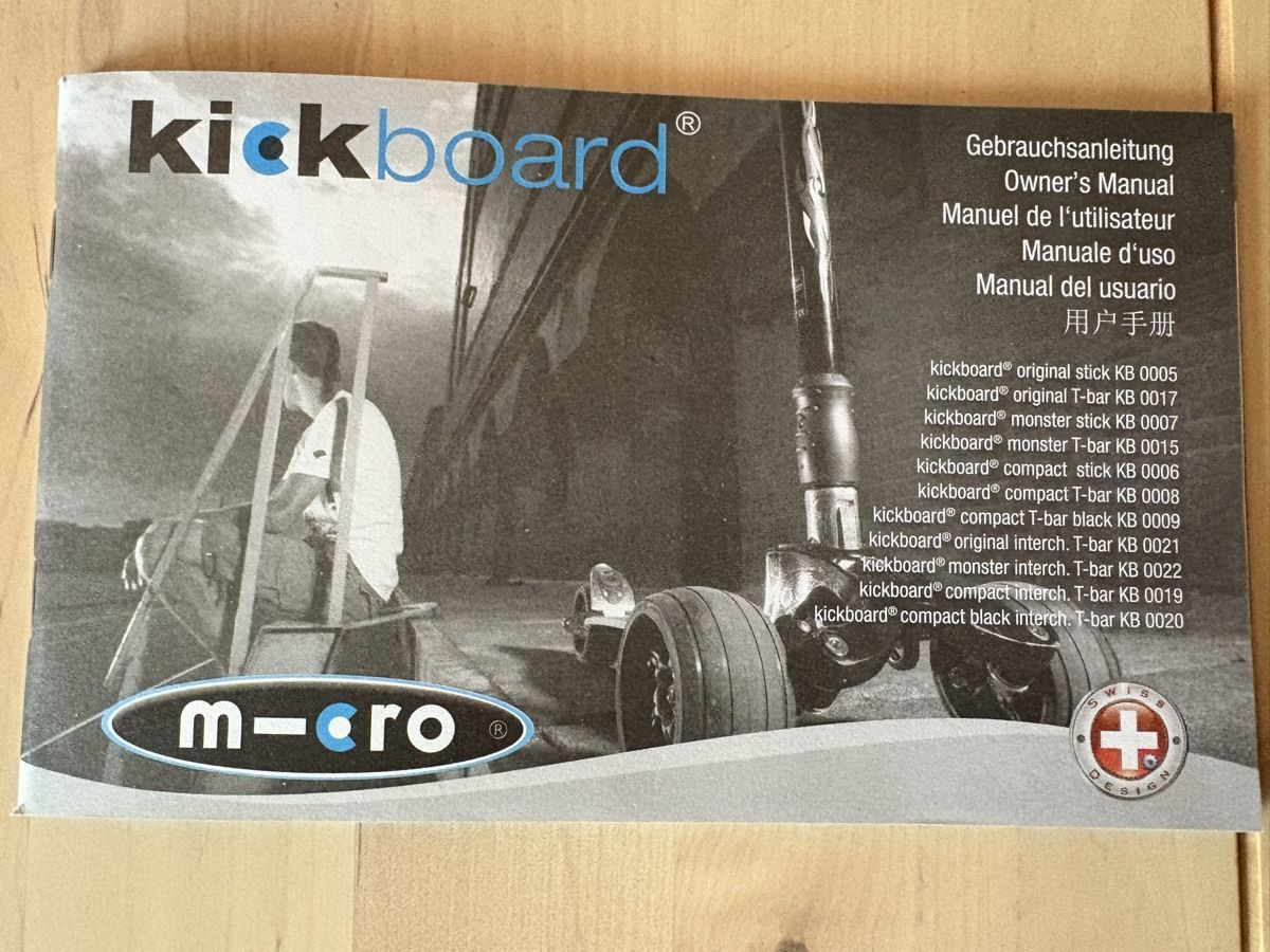 Micro Kickboard: Micro Mobility System Kickboard Original 2.0 Alu – Nuovo (secondo la descrizione) da Stans venduto da eselohr01 8