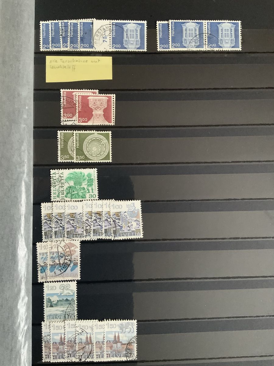 Alle Briefmarken: Briefmarken Schweiz – Gebraucht aus Binningen von chr_cr5n 5