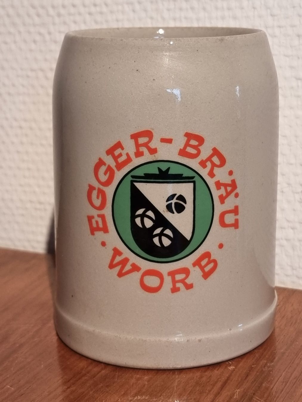 Bicchieri: Egger Bräu Worb Steingut Bierkrug / Humpen – Usato da Lommis venduto da 0815undmehr