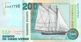 Kapverden 200 Escudo 1992 P-63a UNC