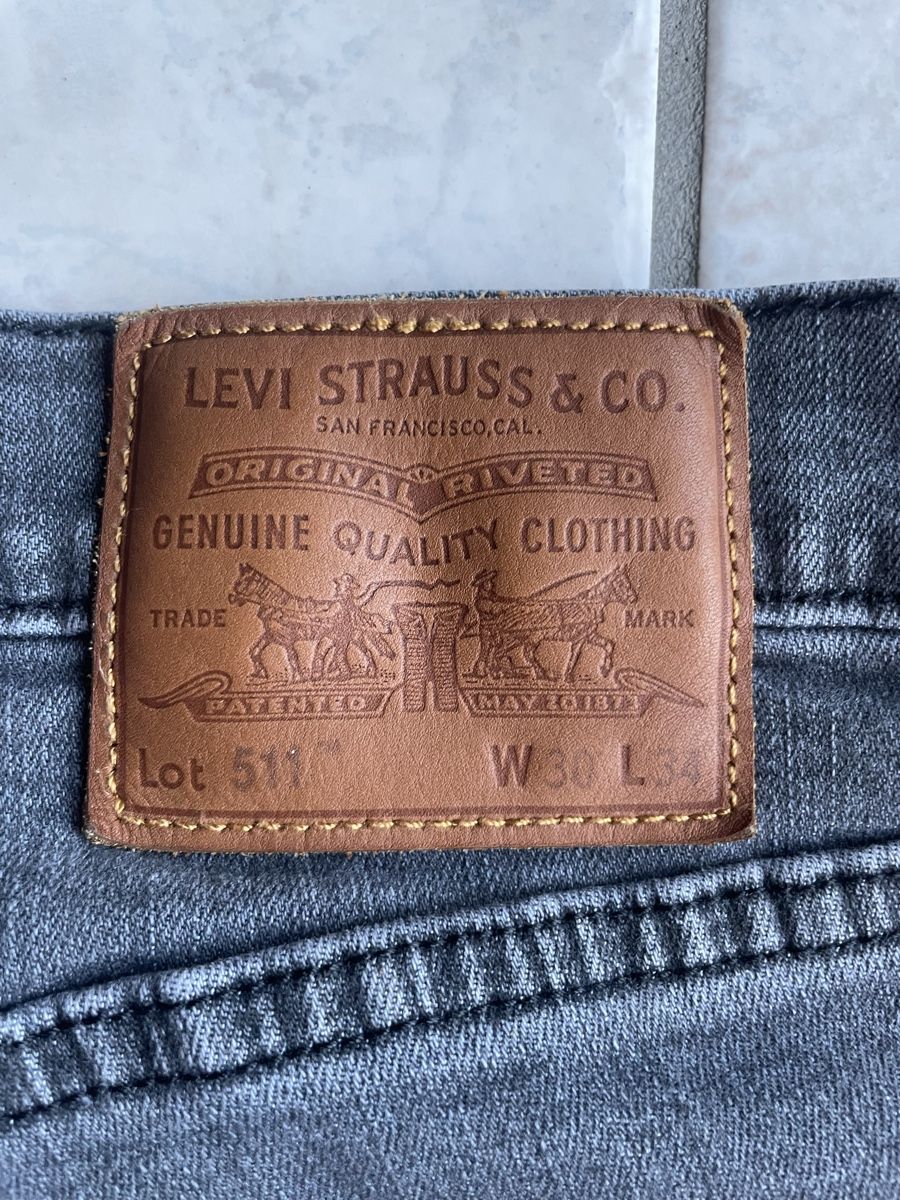 Levi's Jeans: Jean Levi's 511 Gris Taille 30 34 – Usato da Vallamand venduto da Bricbracbroc82 3