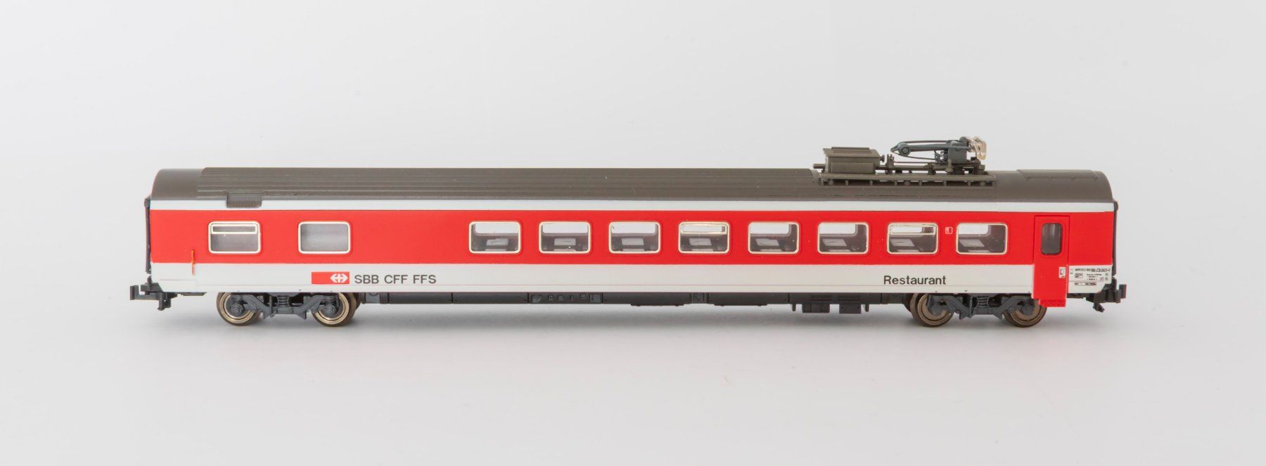 Roco Modellini di ferrovie: Roco 24332 Speisewagen EV-IV WRm – Usato da Thun venduto da Irreriwan