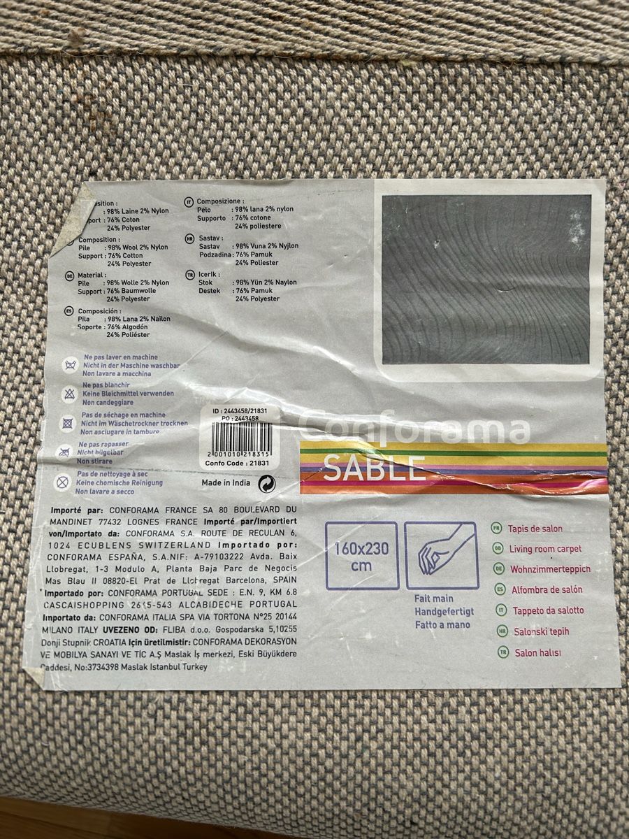 Conforama Tapis: Teppich – D'occasion à Luzern par giv_tmj8 3