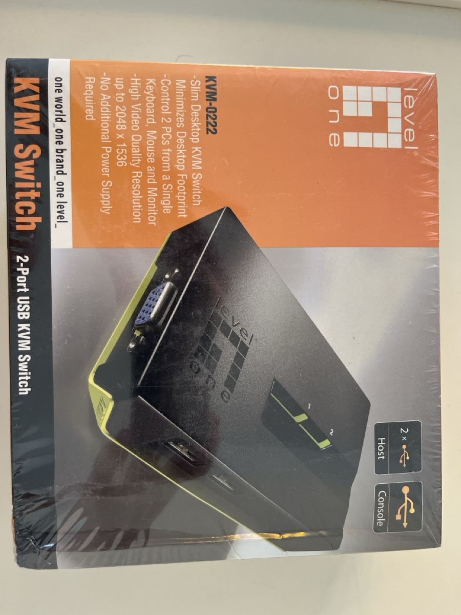 Hubs & Switches: New & Unopened KVM-0222 2-Port USB KVM Switch – Neu und originalverpackt aus Zürich von Zurich1970