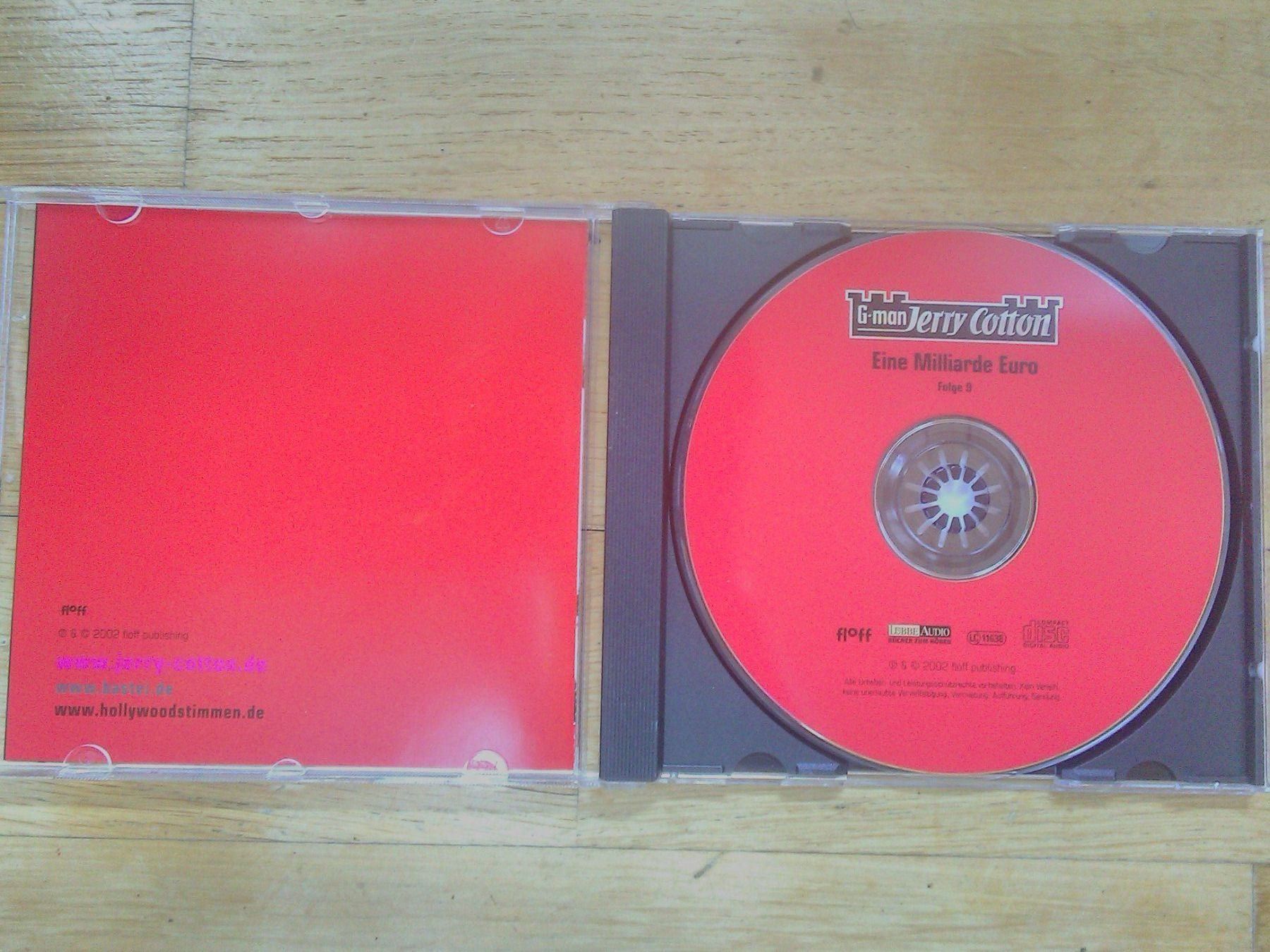 CD: G-man Jerry Cotton - Eine Milliarde Euro – Usato da St.Galllen venduto da elkaphone 2