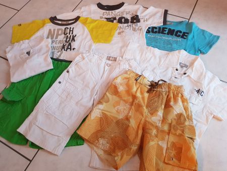 Kleider Set Paket, 8-Teile Set für Jungs,  110/116, WE, H+M