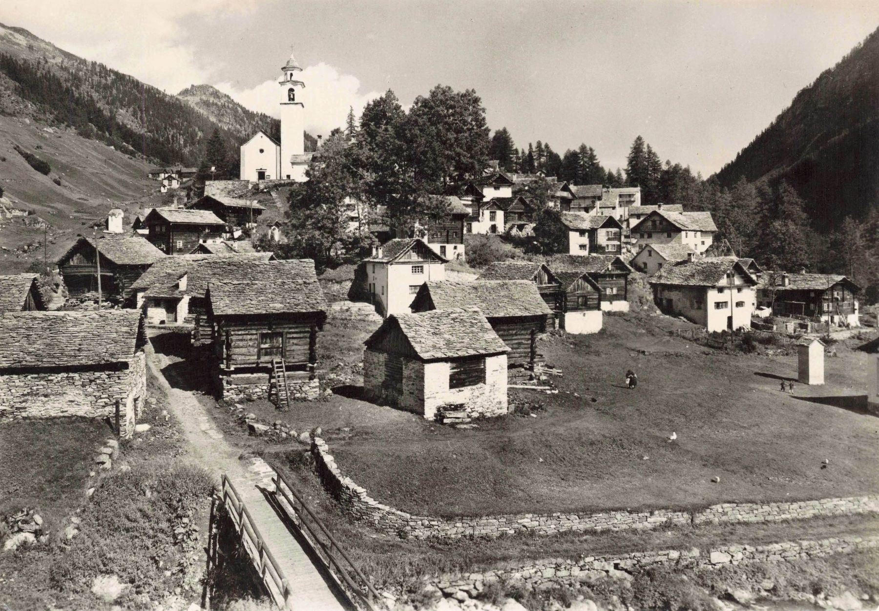 Cartoline postali: Bosco Gurin Maggia G – Usato da Biasca venduto da Blenio71