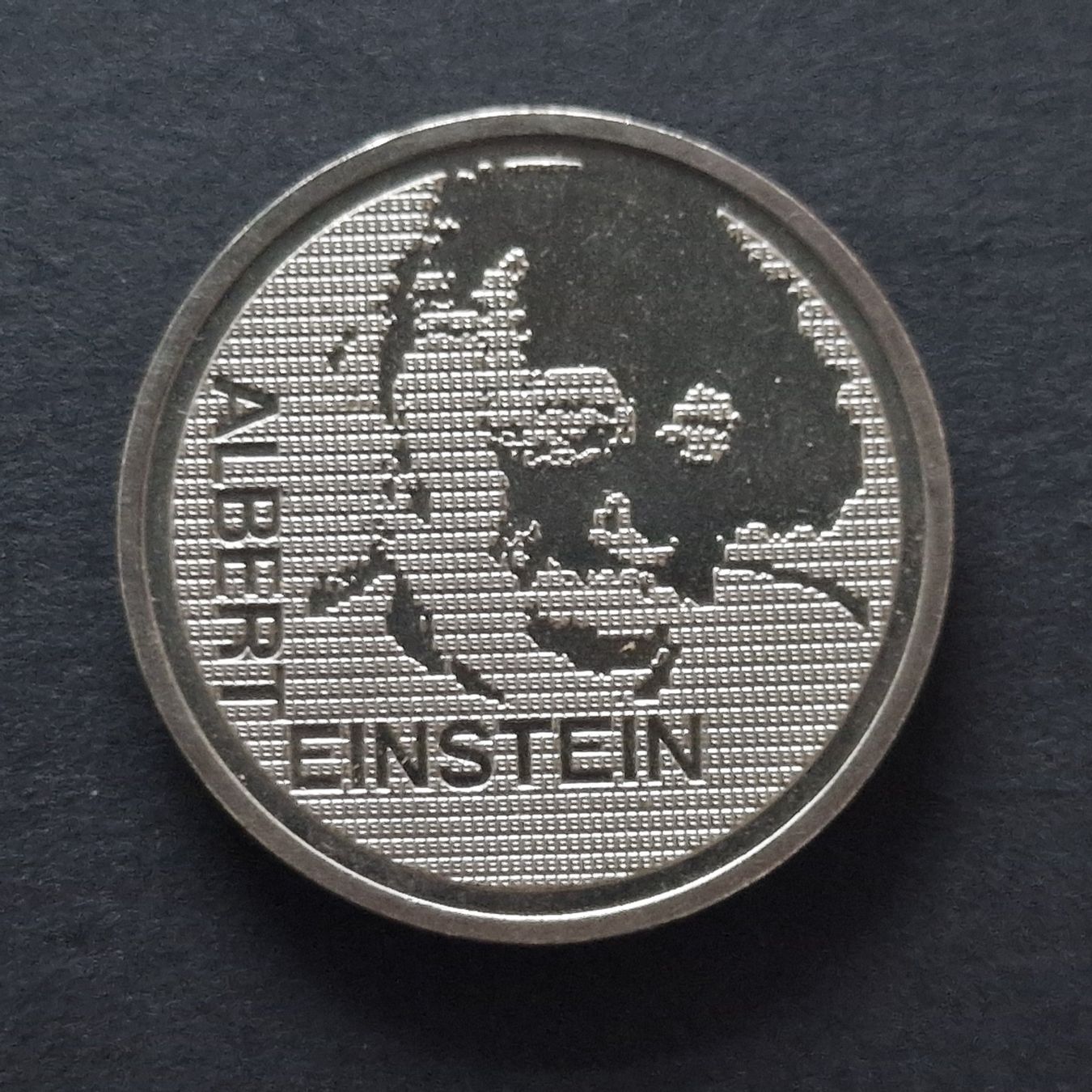 Tutti le monete: CHF 5.- commémorative 1979 Albert Einstein – Usato da Bouveret venduto da psv01 2