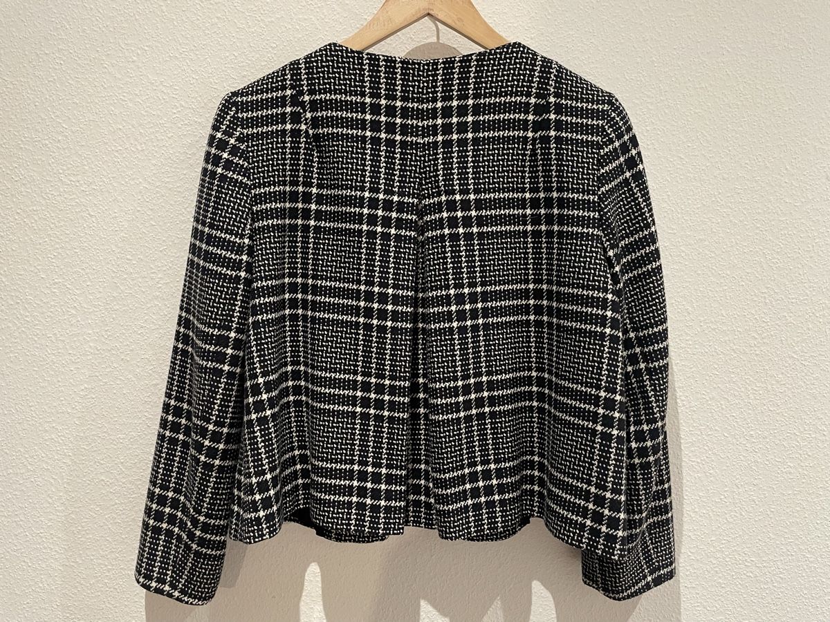 Zara Giacche: Zara Basic Black and White Plaid Blazer, Size S – Usato da Unterägeri venduto da Rogucha 2