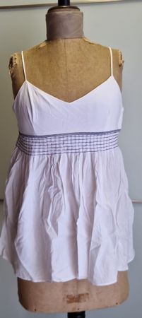 Luftiges Sommer Top, weiss, Grösse M  Perfekt für den Somme