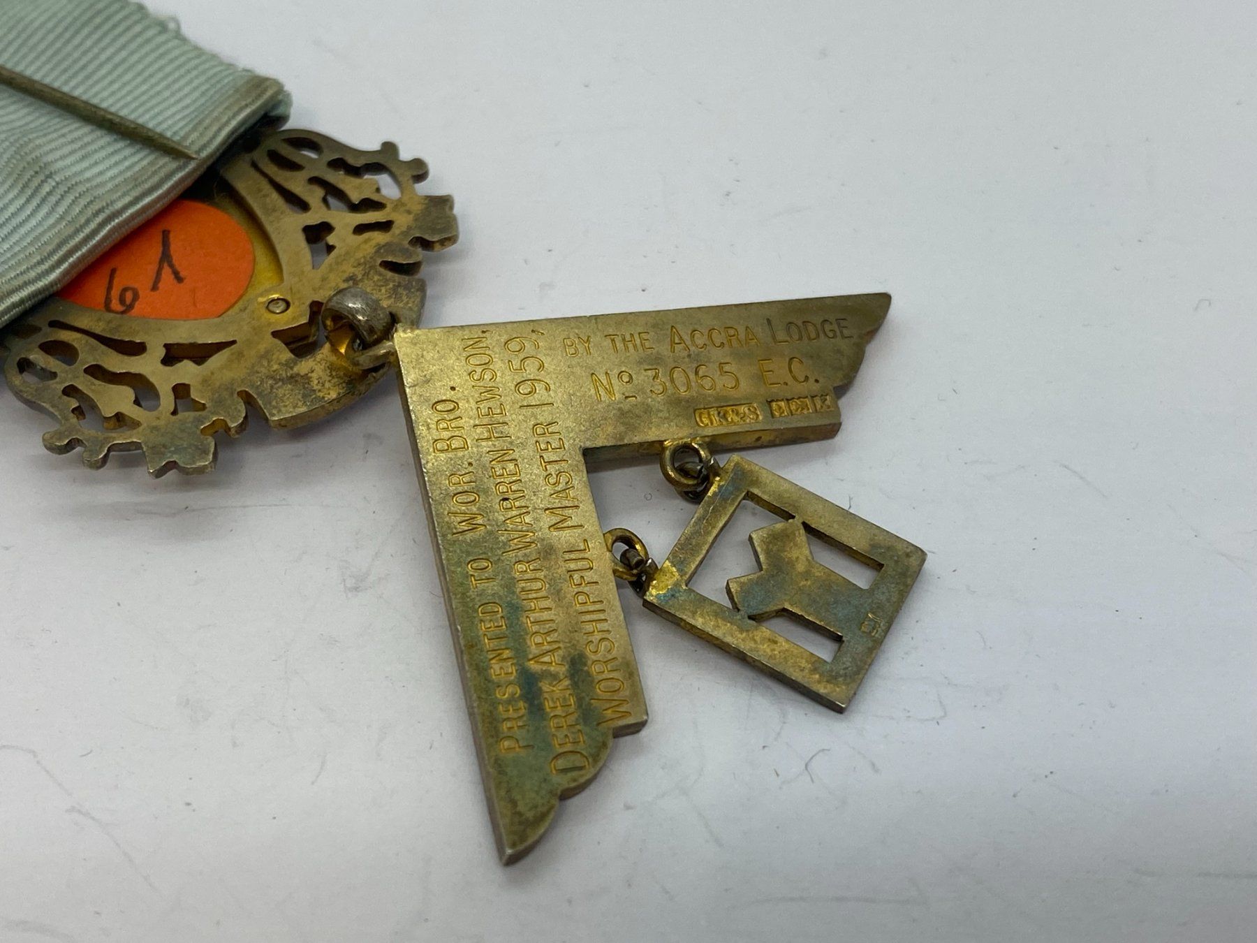 Medaillen: FREIMAURER Abzeichen ACCRA Lodge Nr. 3063 /// E992 – Gebraucht aus Bern von JMsoehne1987 3