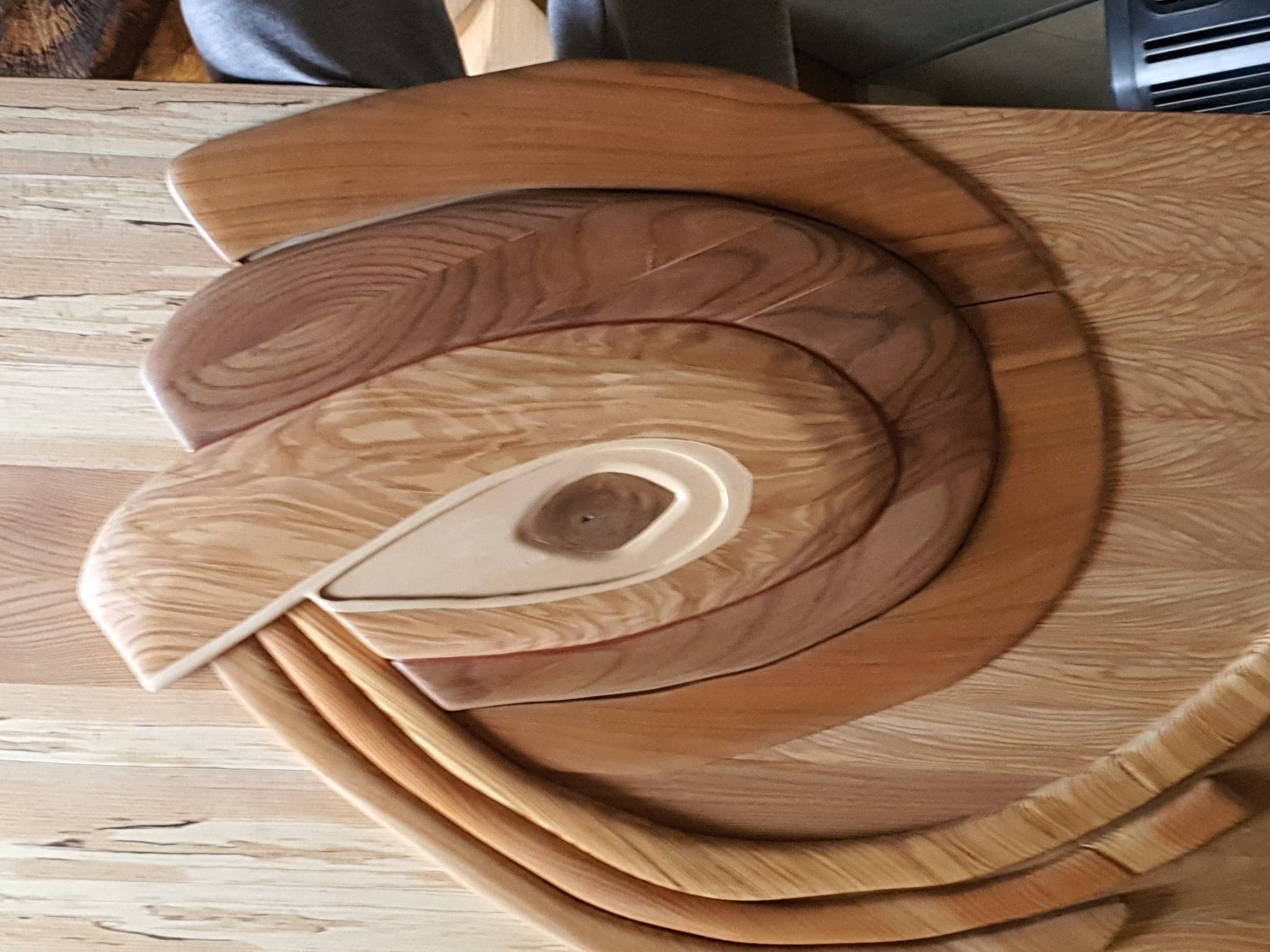 Xilografie: Sculpture Ph Blanchet Bouclier du désert – Nuovo e nell'imballaggio originale da DUGNY (-Leytron) venduto da Rdeny 9