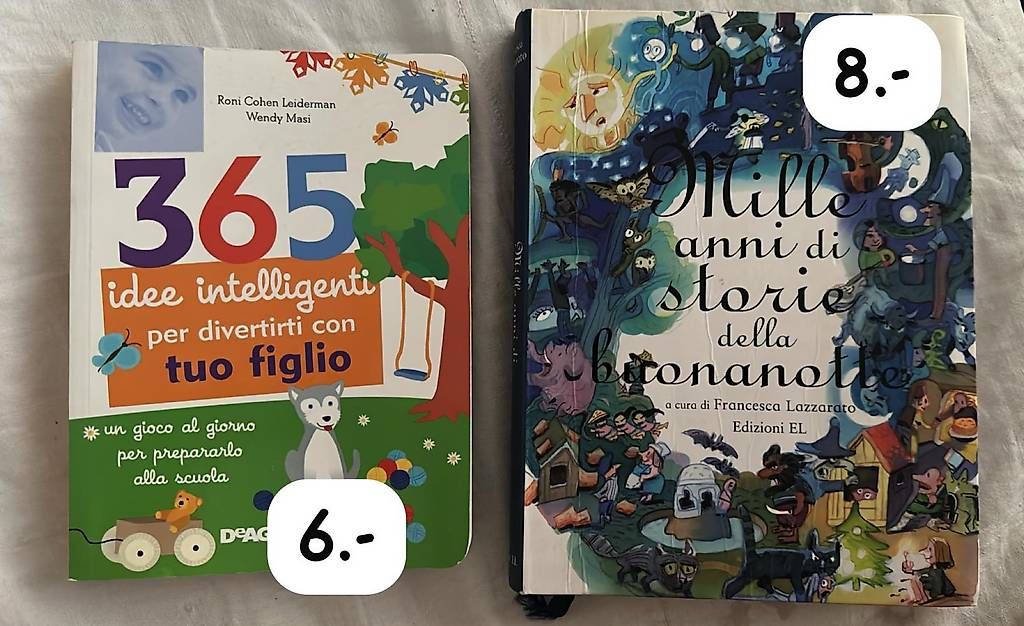 Livres: Libri per bambini e per lavoretti  – D'occasion à Gordevio par Romi-rame
