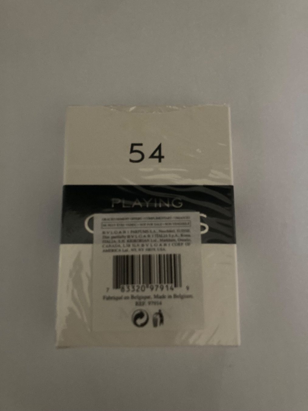 Spiele: Neu - Bulgari MAN Perfume Spielkarten – Neu und originalverpackt aus Basel von Imack 1