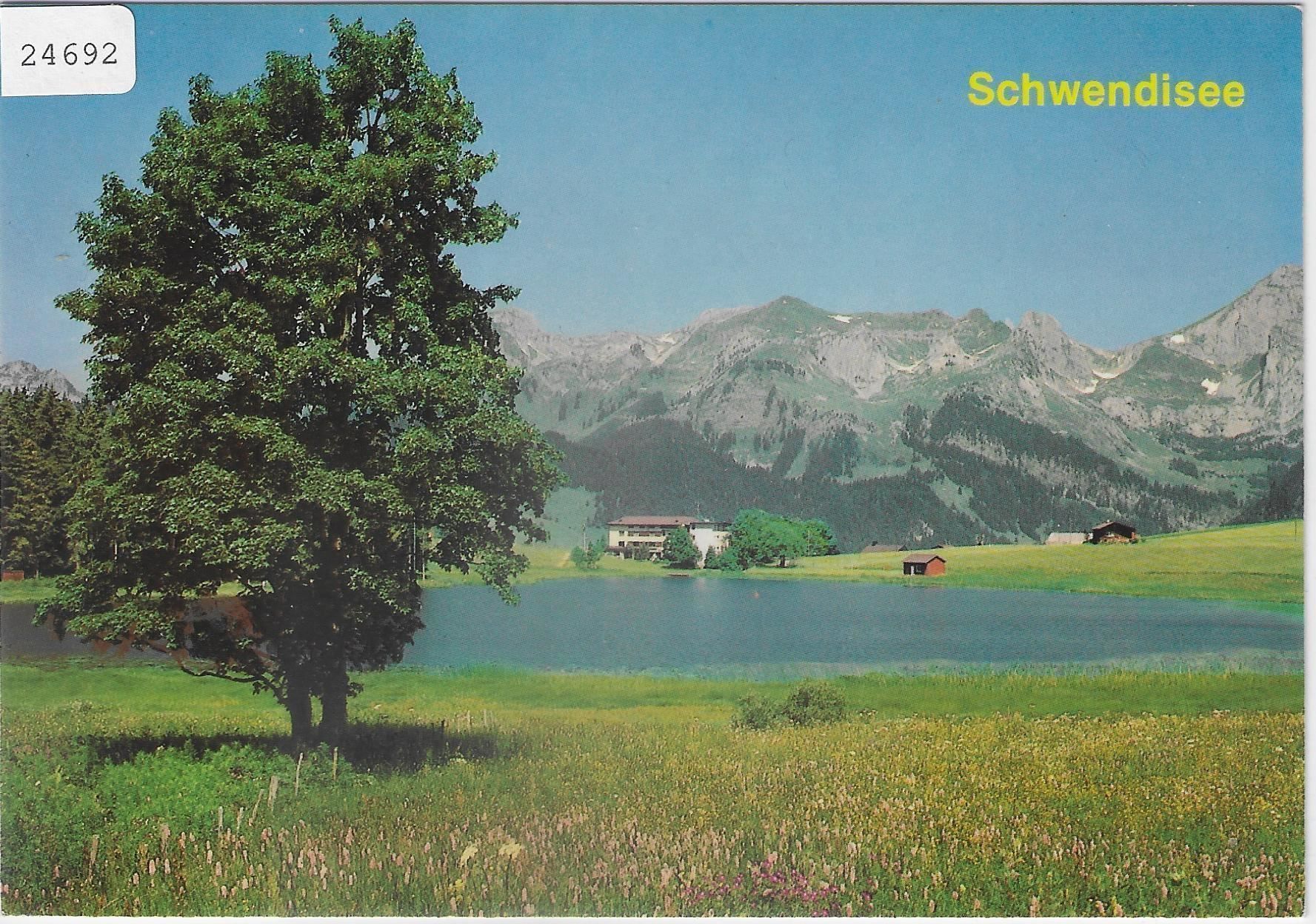 Cartoline postali: Schwendisee Unterwasser – Antico da Ettingen venduto da Kartenplanet