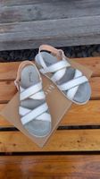 Think Sandalen weiss Leder Grösse 40 neuwertig