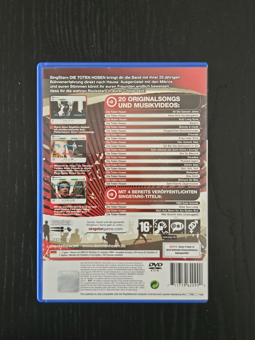 Sony Spiele: Singstar Die Toten Hosen (PS2) – Gebraucht aus Zürich von sodamnme 2