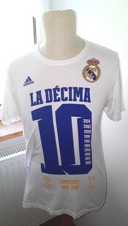 Real Madrid Adidas T Shirt La Decima Champions League 2014 Acheter sur Ricardo