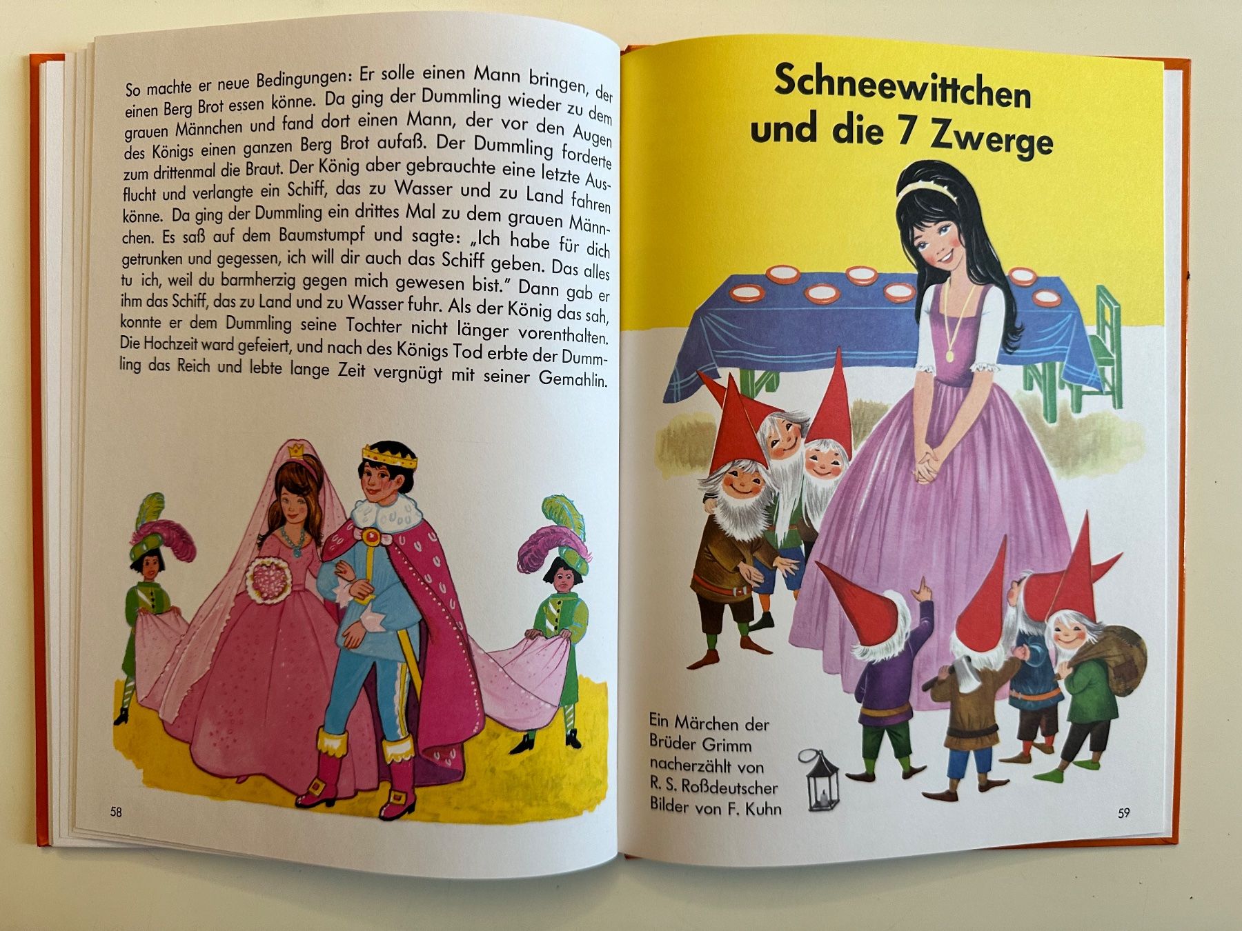 Libri: GRIMMS MÄRCHEN BUCH MIT 7 LIEBEVOLL GESTALTETEN MÄRCHEN – Usato da Münsingen venduto da Ganjam 8