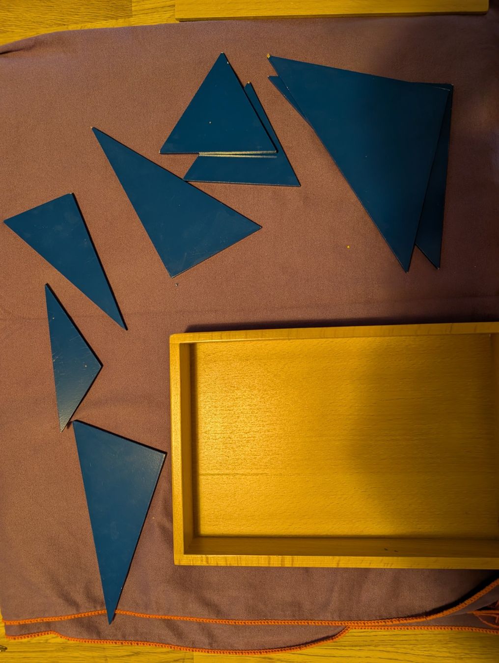 Giochi: Jeu 6 boites  triangles constructeurs Montessori – Usato da Genève venduto da jeansteph 7