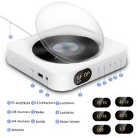 Bluetooth CD Player eingebauten HiFi Lautsprechern Desktop