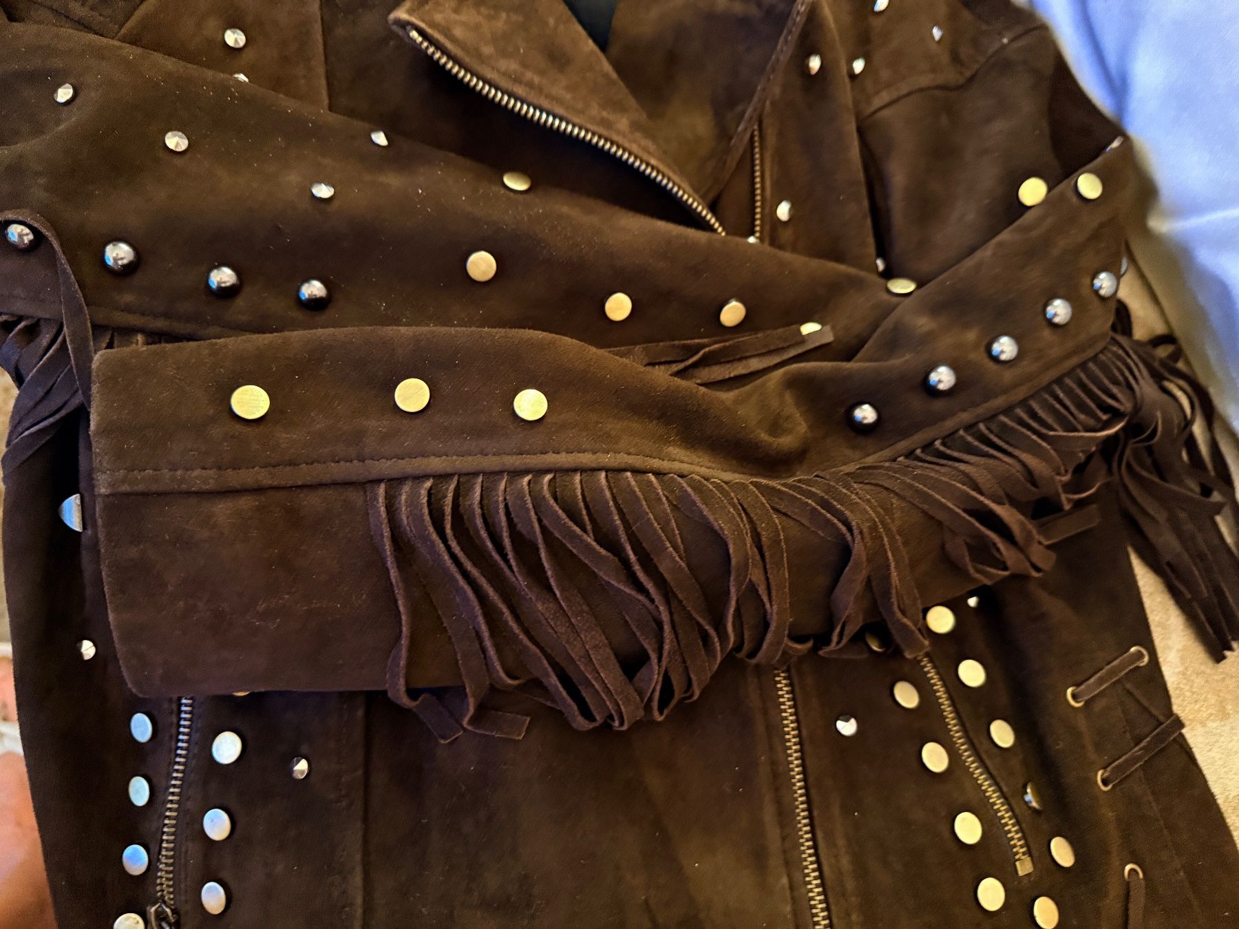 Giacche: Lederjacke (Suede) – Usato da Genève venduto da mar_g5r2 7