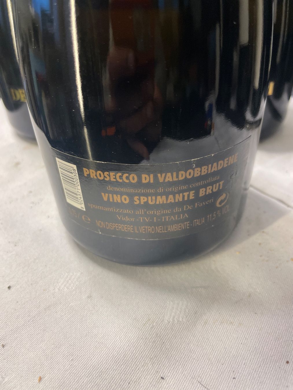 Vino: 3 Flaschen Prosecco De Faveri – Usato da Hölstein venduto da kolumbus1964 1