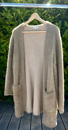 Fluffy brown jacket Opus