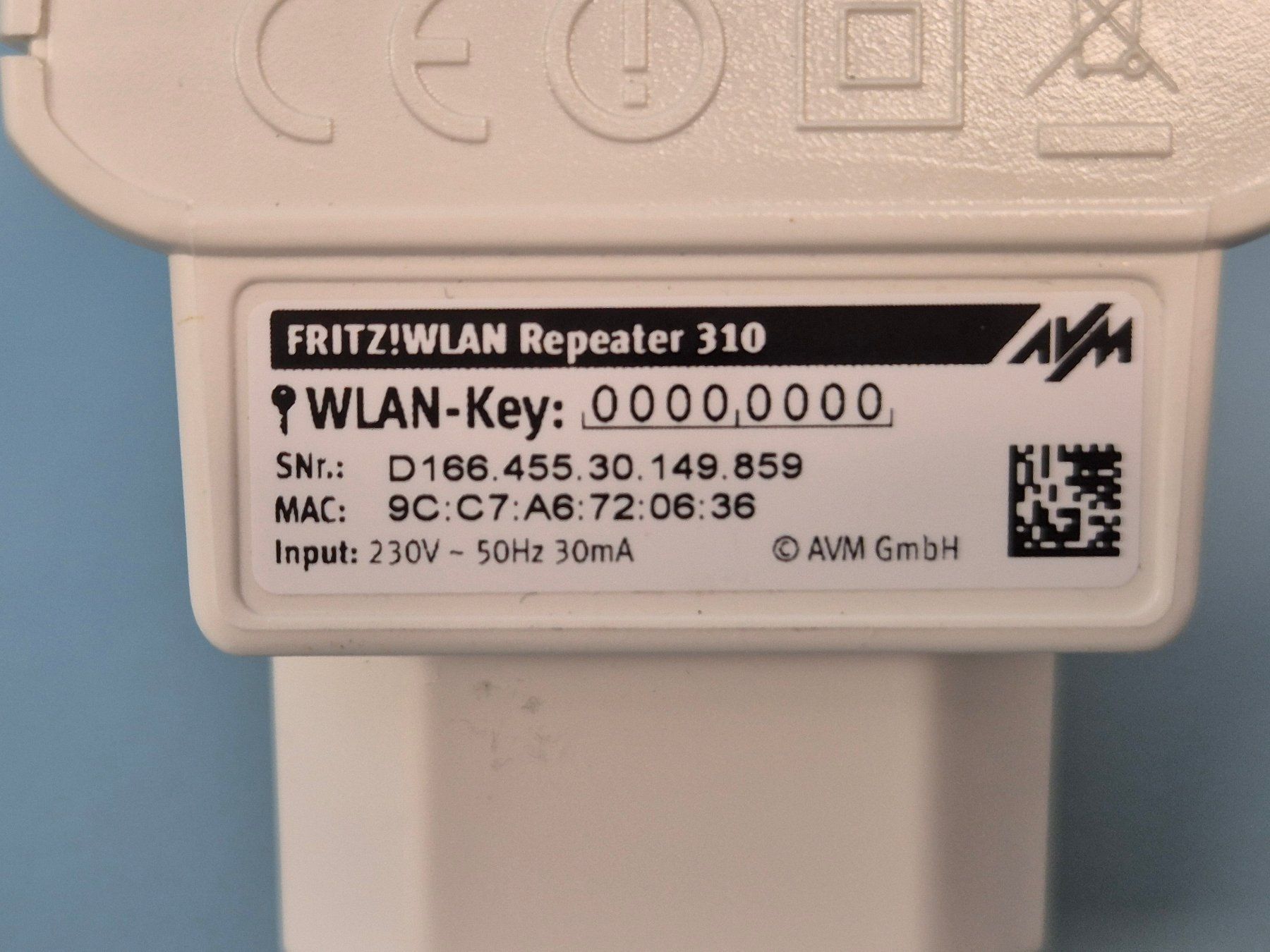 Wlan: FRITZ!WLAN Repeater 310 - Schnäppchen! – Gebraucht aus Aegerten von taxidermo 7