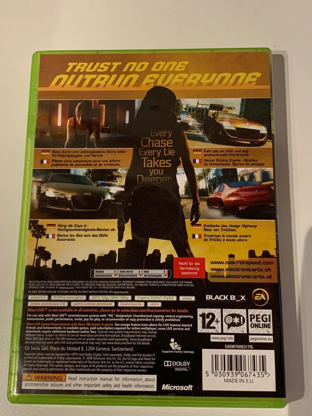 Microsoft Jeux: XBOX 360 Need for Speed Undercover – D'occasion à Kaiseraugst par Marsupower 1