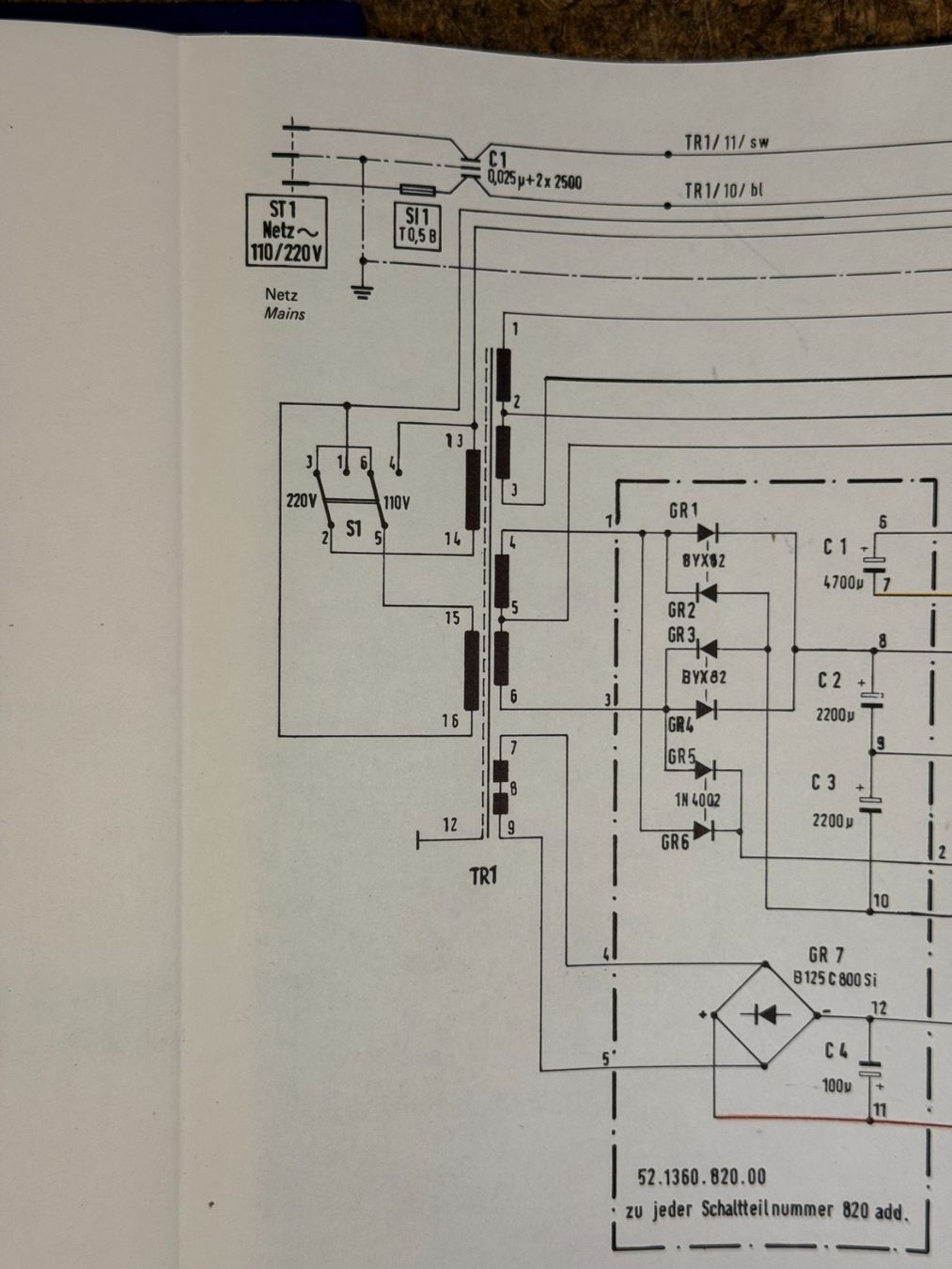 Telefunken Componenti elettronici: Netztrafo von Telefunken Empfänger E-1501 – Usato da Ins venduto da funkflieger 2