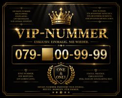 Exklusive VIP-Nummer 079-9••-99-99 – selten, einprägsam und 