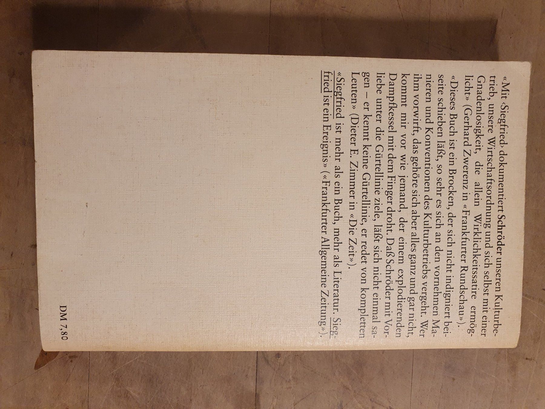 Libri: Siegfried Jörg schröder Ernst Herhaus RoRoRo – Usato da Zürich venduto da loosebone 1