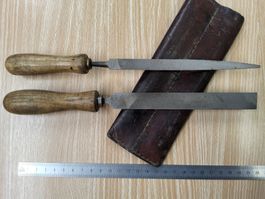 Schweizer Armee Feilen 2 Stück, neuwertig, swiss made