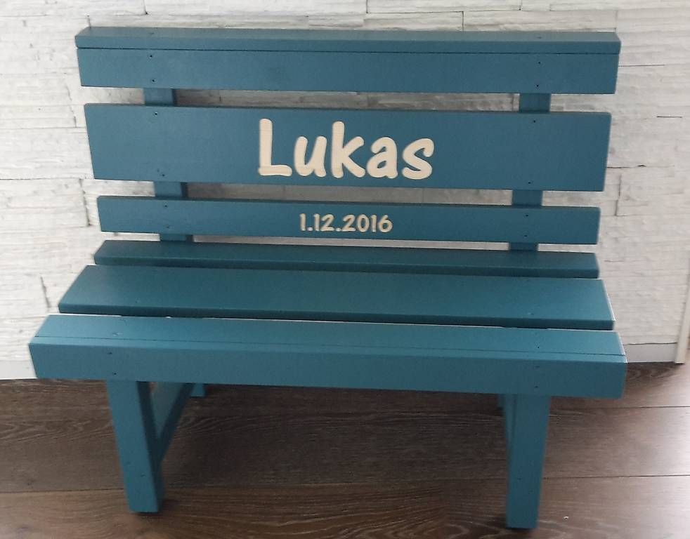 Panchine: Weisse Kindersitzbank als Geburtsgeschenk – Nuovo e nell'imballaggio originale da Dagmersellen venduto da EmanuelScheidegger 1