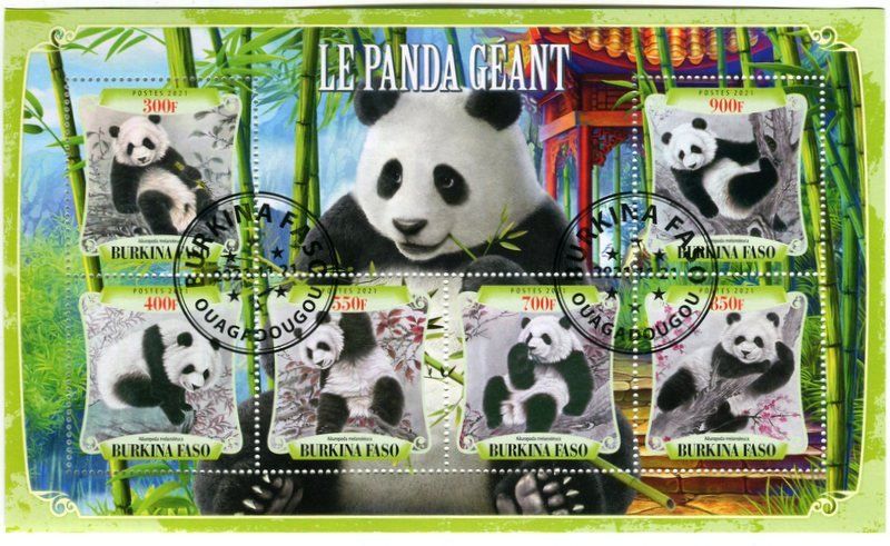 Tutti i francobolli: Block "Grosse Panda". Burkina Faso. – Nuovo e nell'imballaggio originale da Basel venduto da Butsch5