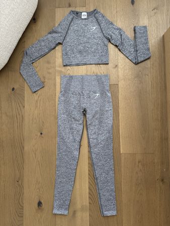 Gymshark Set Leggins / Crop Top Grösse XS