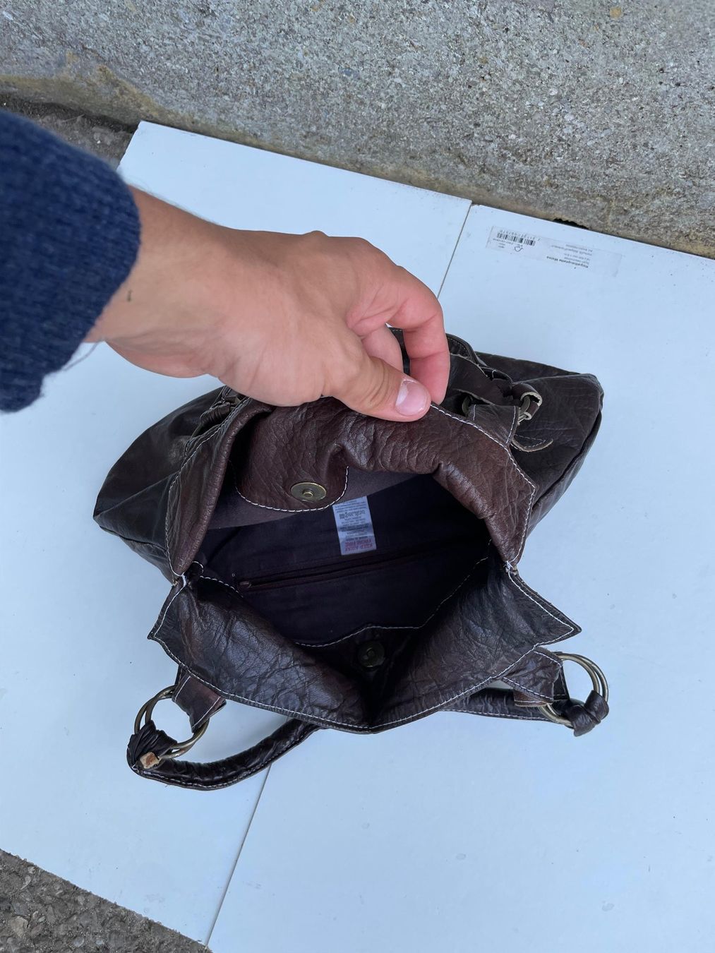 Topshop Taschen für Damen: Handtasche Leder – Gebraucht aus Ebikon von el_Pedro 2