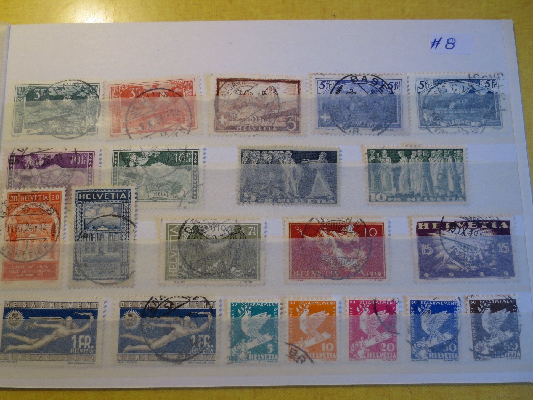 Alle Briefmarken: CH - Briefmarken. #8 – Gebraucht aus Schöftland von Topdeal4