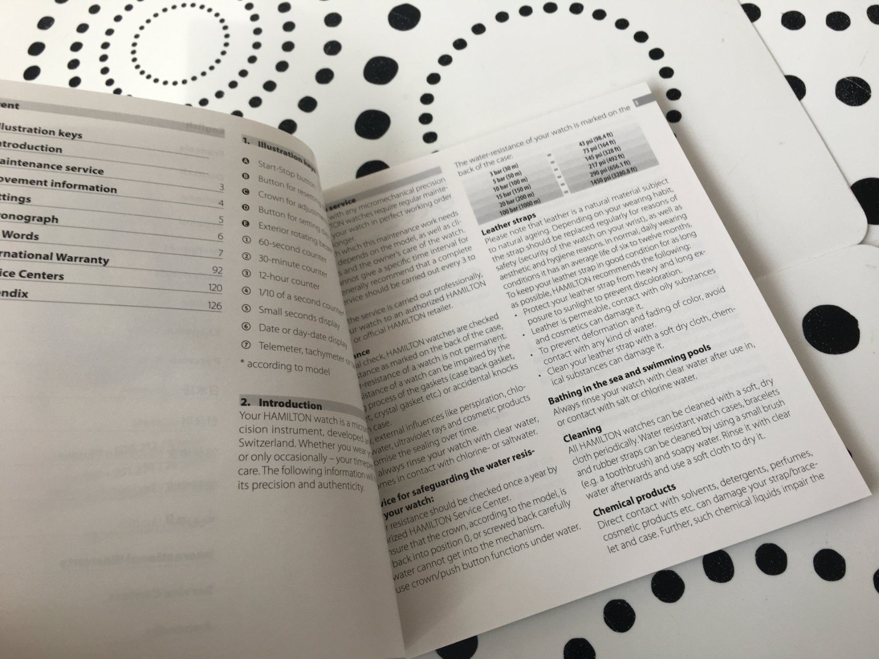 Documenti: HAMILTON ORIGINAL - GENERAL OPERATING INSTRUCTIONS MANUAL ! – Nuovo (secondo la descrizione) da Epalinges venduto da dream-watch 2