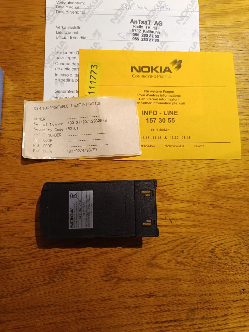 Nokia Telefoni cellulari / Smartphones: Nokia 8110 nhe-68x OVP – Difettoso da Glis venduto da retinorbi 6