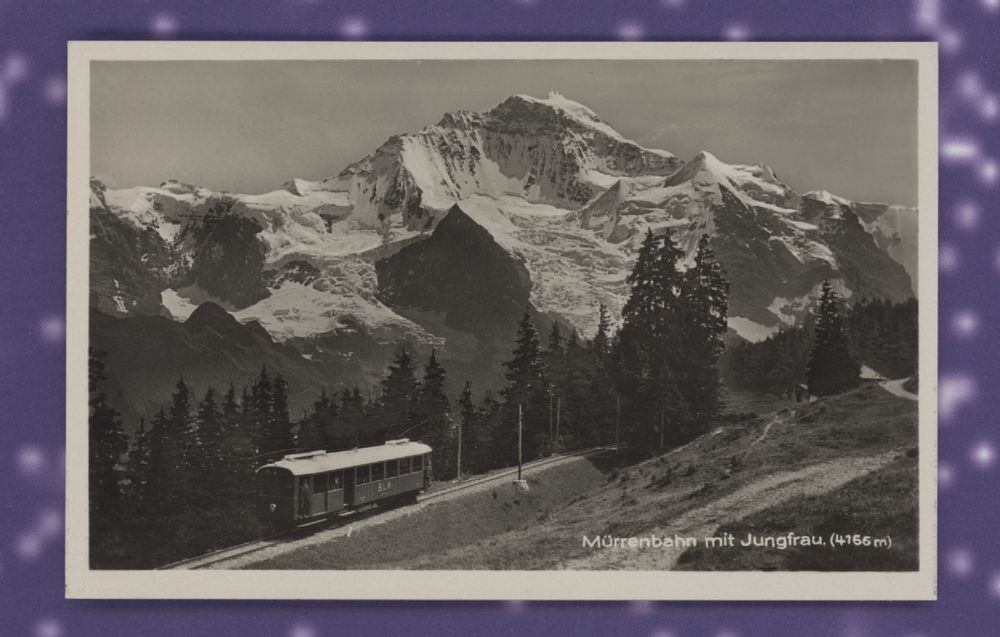 Historische Postkarte Mürrenbahn & Jungfrau (Gebraucht) in Opfikon für ...