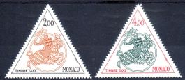 MONACO TIMBRE TAXE ** POSTFRISCH ** - BR115