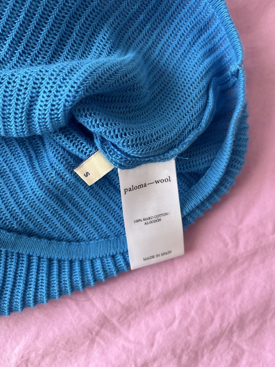 Top: Paloma wool knit top blue – Usato da zürich venduto da schmid1234 2