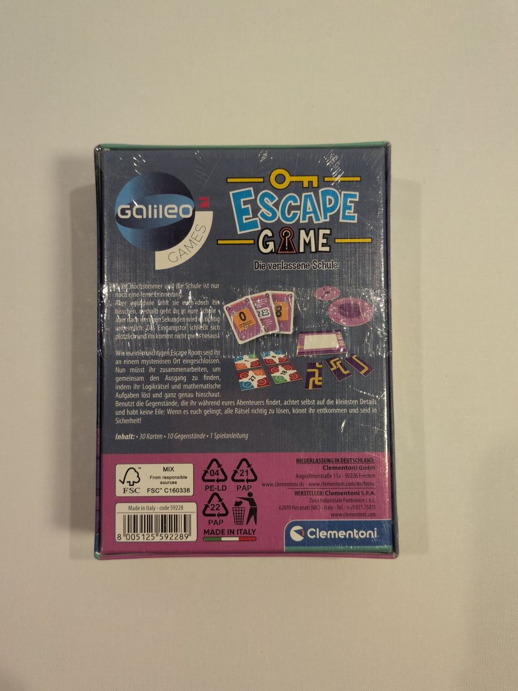 Giochi: Escape Game - Die verlassene Schule – Nuovo e nell'imballaggio originale da Rüfenacht BE venduto da swalin 1