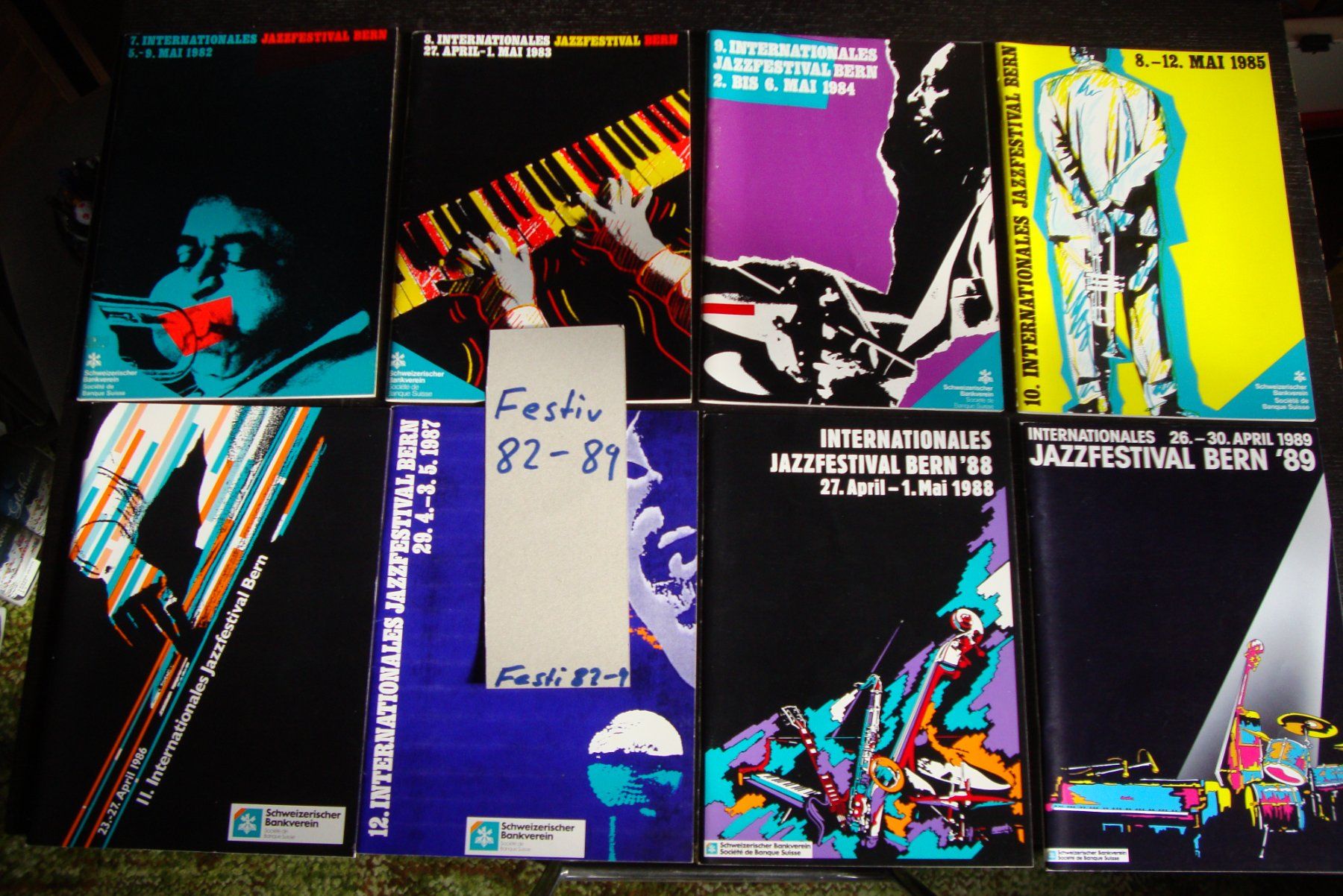 Riviste & Magazine: Jazz Festival Bern Programme 1982-1989 – Usato da Bern venduto da Uli_10_11
